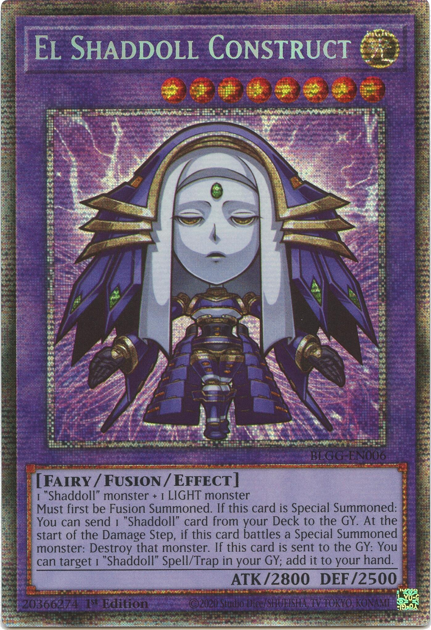 El Shaddoll Construct (Starlight Rare) [BLGG-EN006] Starlight Rare | Gear Gaming Bentonville