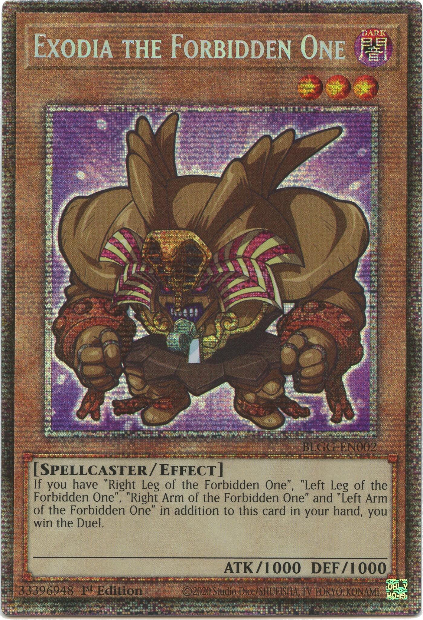Exodia the Forbidden One (Starlight Rare) [BLGG-EN002] Starlight Rare | Gear Gaming Bentonville