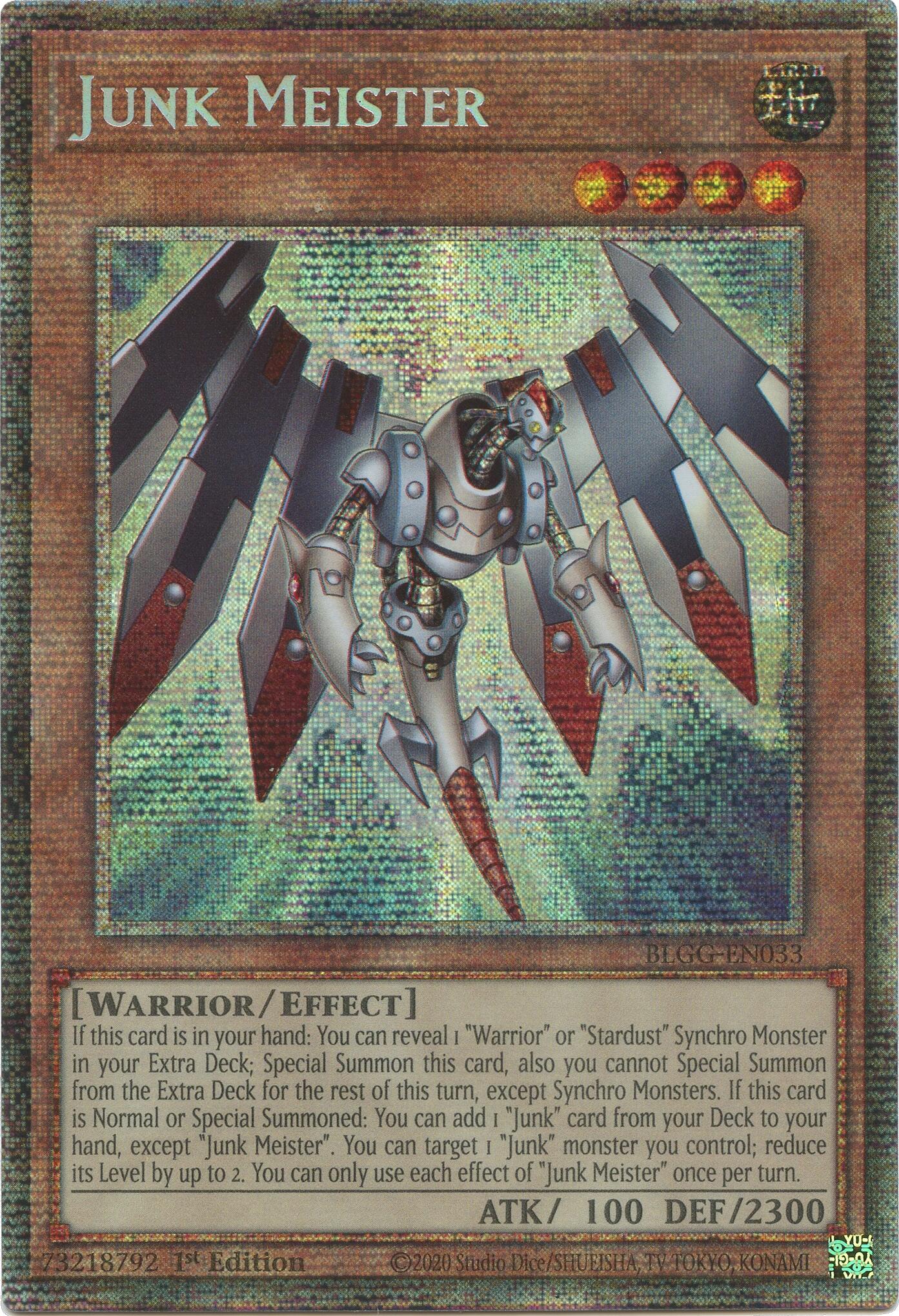 Junk Meister (Starlight Rare) [BLGG-EN033] Starlight Rare | Gear Gaming Bentonville