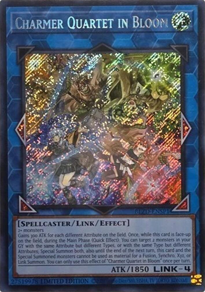 Charmer Quartet in Bloom (Secret Rare) [BLZD-ENSP1] Secret Rare | Gear Gaming Bentonville