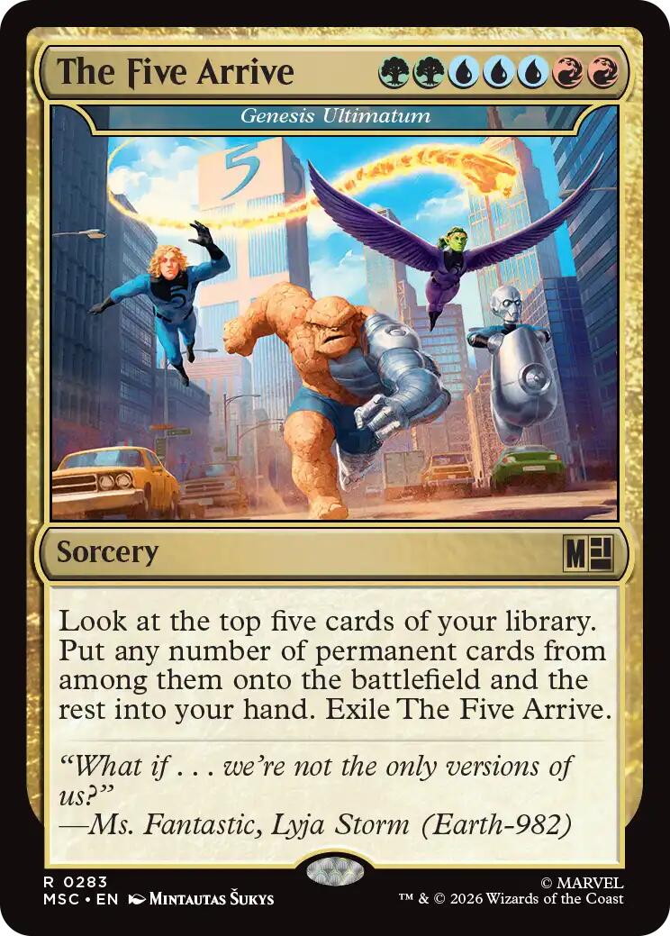 The Five Arrive - Genesis Ultimatum [Marvel Super Heroes Commander] | Gear Gaming Bentonville