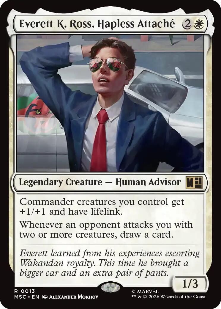 Everett K. Ross, Hapless Attache (Surge Foil) [Marvel Super Heroes Commander] | Gear Gaming Bentonville