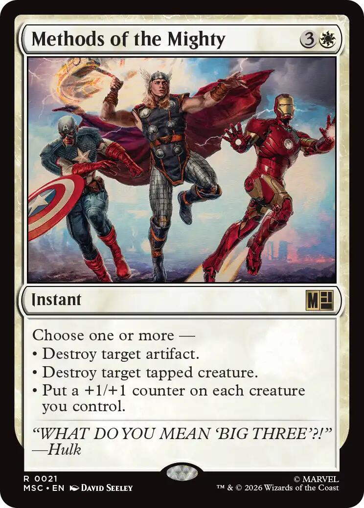 Methods of the Mighty (Surge Foil) [Marvel Super Heroes Commander] | Gear Gaming Bentonville