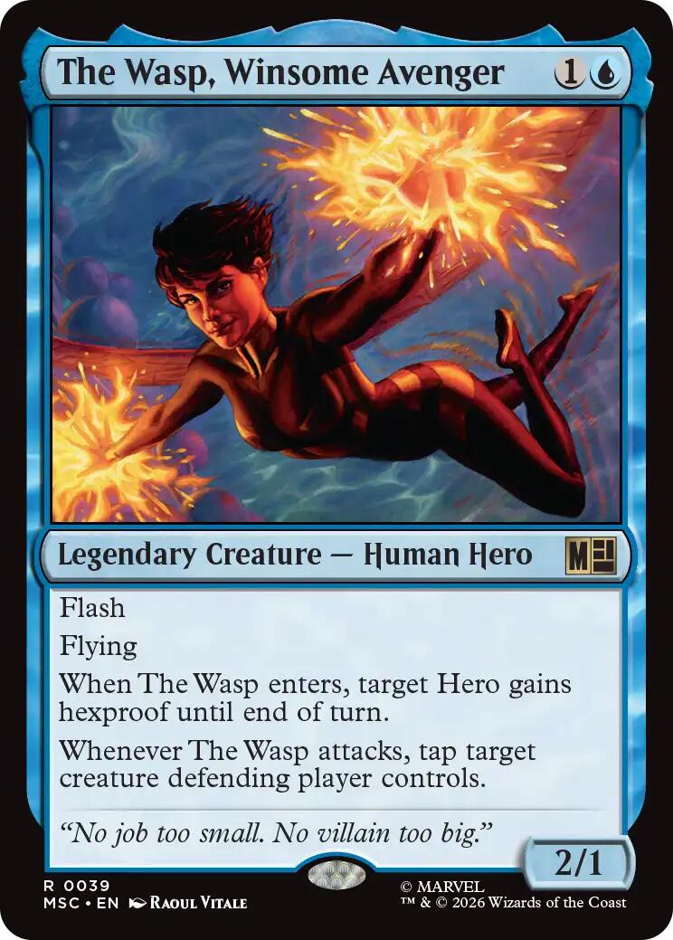 The Wasp, Winsome Avenger (Surge Foil) [Marvel Super Heroes Commander] | Gear Gaming Bentonville