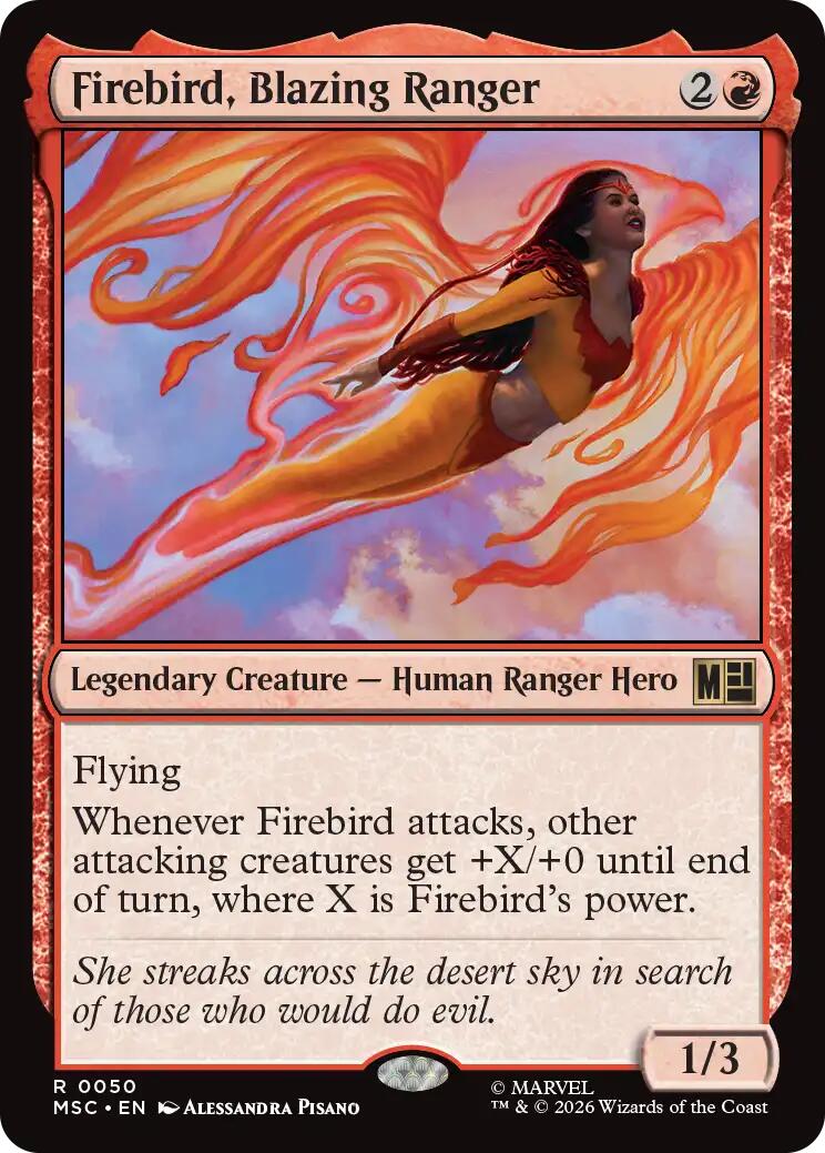 Firebird, Blazing Ranger (Surge Foil) [Marvel Super Heroes Commander] | Gear Gaming Bentonville