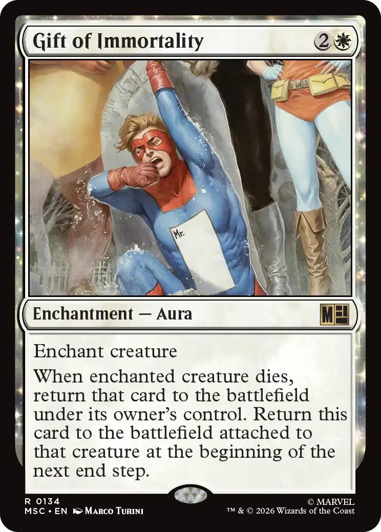 Gift of Immortality (Surge Foil) [Marvel Super Heroes Commander] | Gear Gaming Bentonville