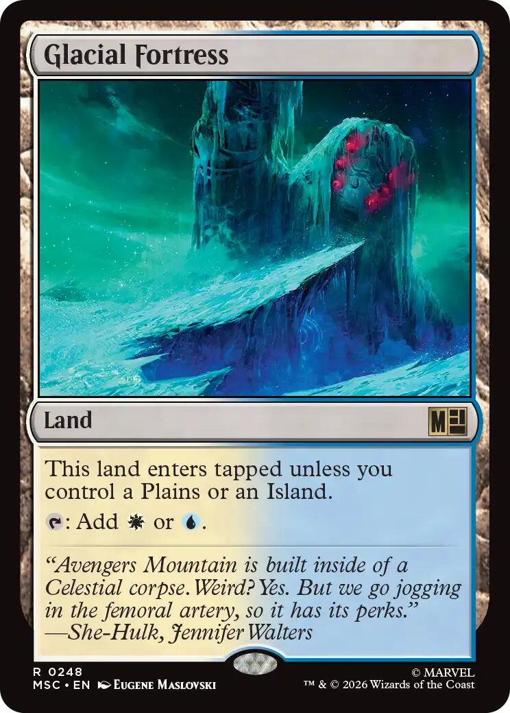 Glacial Fortress (Surge Foil) [Marvel Super Heroes Commander] | Gear Gaming Bentonville