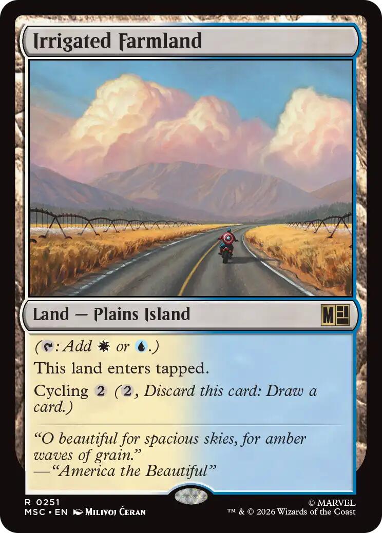 Irrigated Farmland (Surge Foil) [Marvel Super Heroes Commander] | Gear Gaming Bentonville