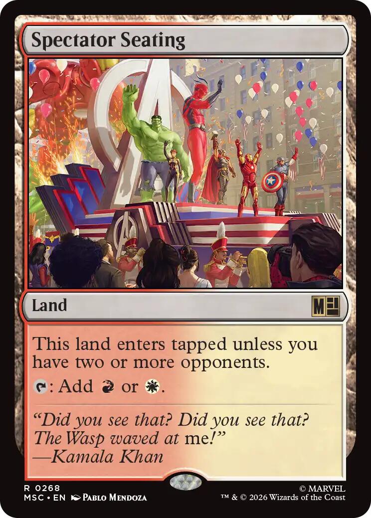 Spectator Seating (Surge Foil) [Marvel Super Heroes Commander] | Gear Gaming Bentonville