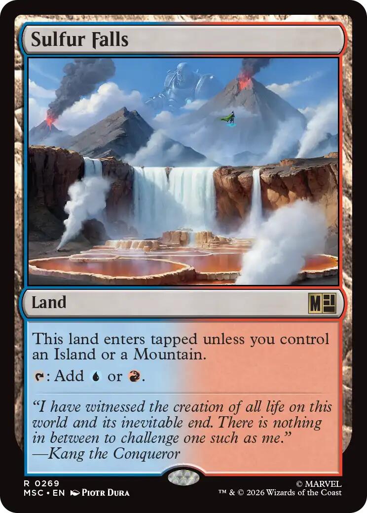 Sulfur Falls (Surge Foil) [Marvel Super Heroes Commander] | Gear Gaming Bentonville
