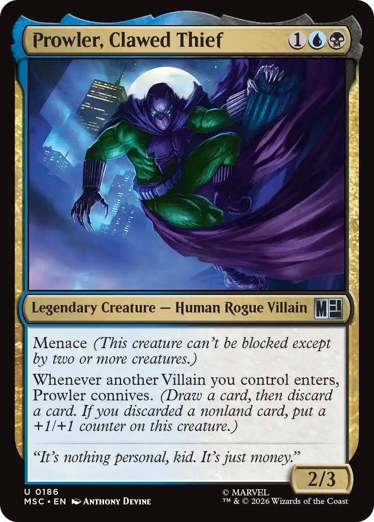 Prowler, Clawed Thief [Marvel Super Heroes Commander] | Gear Gaming Bentonville