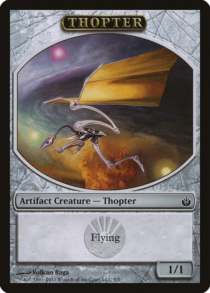Thopter Token [Mirrodin Besieged Tokens] | Gear Gaming Bentonville