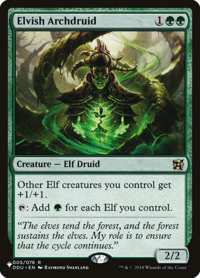 Elvish Archdruid [The List] | Gear Gaming Bentonville