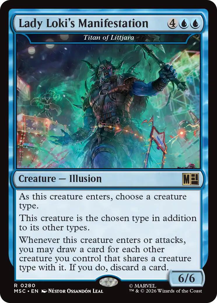 Lady Loki's Manifestation - Titan of Littjara (Surge Foil) [Marvel Super Heroes Commander] | Gear Gaming Bentonville