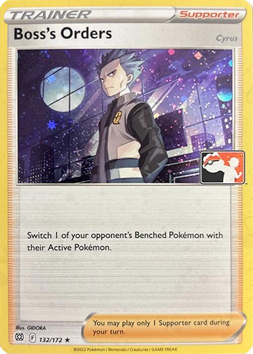 Boss's Orders [Cyrus] - 132/172 (Cosmos Holo) [Prize Pack Series Three] | Gear Gaming Bentonville