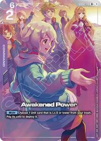 Awakened Power (R+) (Premium Accessory Set - Mobile Suit Gundam: Iron-Blooded Orphans) (GD02-110) [Gundam Promotional Cards] | Gear Gaming Bentonville