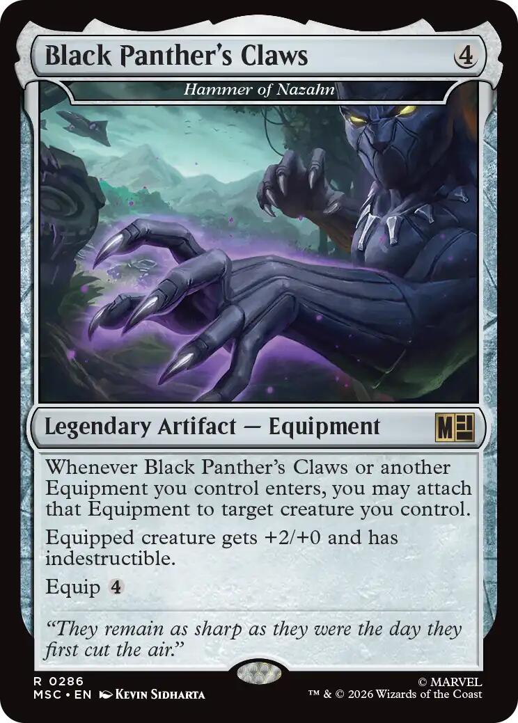 Black Panther's Claws - Hammer of Nazahn [Marvel Super Heroes Commander] | Gear Gaming Bentonville