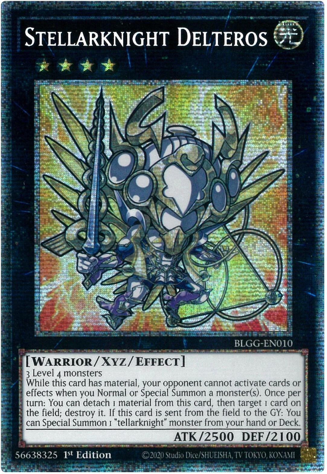 Stellarknight Delteros (Starlight Rare) [BLGG-EN010] Starlight Rare | Gear Gaming Bentonville