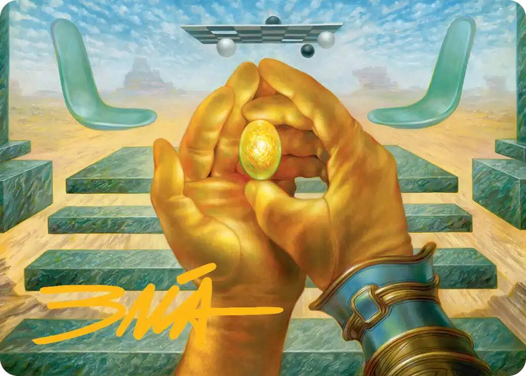 The Mind Stone Art Card (Gold-Stamped Signature) [Marvel Super Heroes Art Series] | Gear Gaming Bentonville