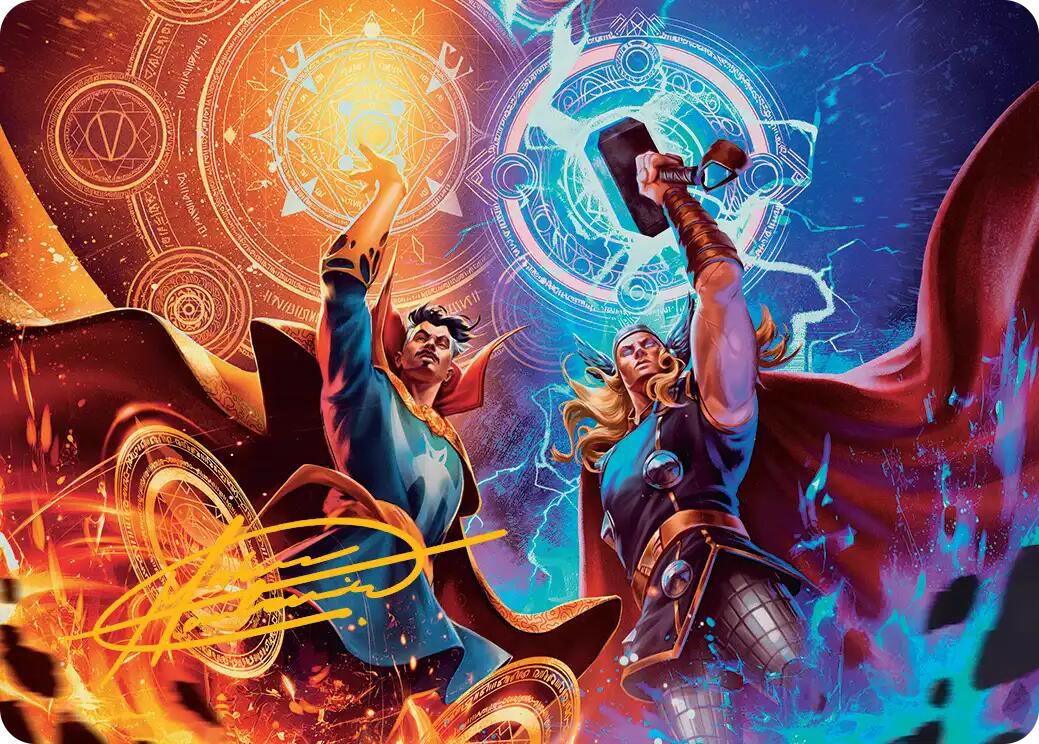 We Say Thee Nay! Art Card (Gold-Stamped Signature) [Marvel Super Heroes Art Series] | Gear Gaming Bentonville