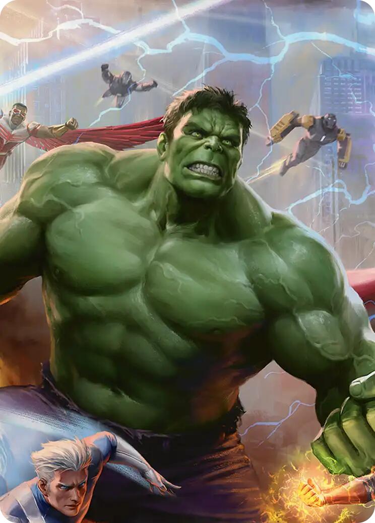 Hulk, Always Angry Art Card [Marvel Super Heroes Art Series] | Gear Gaming Bentonville