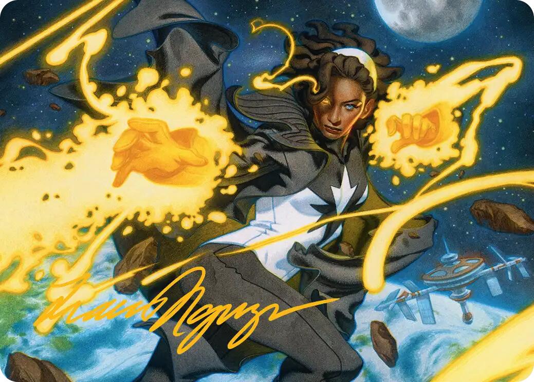 Photon, Mighty Marvel Art Card (Gold-Stamped Signature) [Marvel Super Heroes Art Series] | Gear Gaming Bentonville