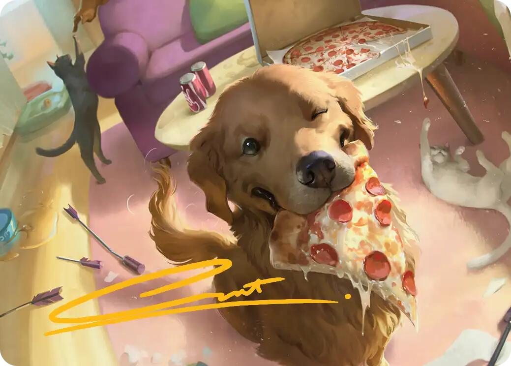 Lucky the Pizza Dog Art Card (Gold-Stamped Signature) [Marvel Super Heroes Art Series] | Gear Gaming Bentonville
