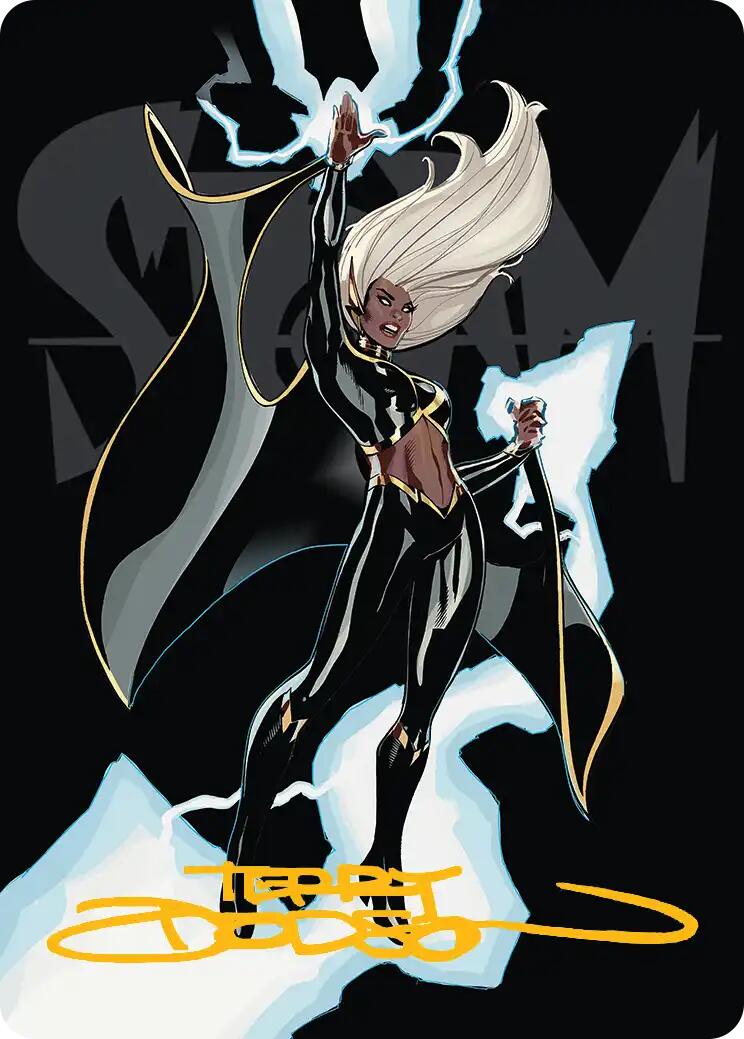 Storm, Windrider Art Card (Gold-Stamped Signature) [Marvel Super Heroes Art Series] | Gear Gaming Bentonville