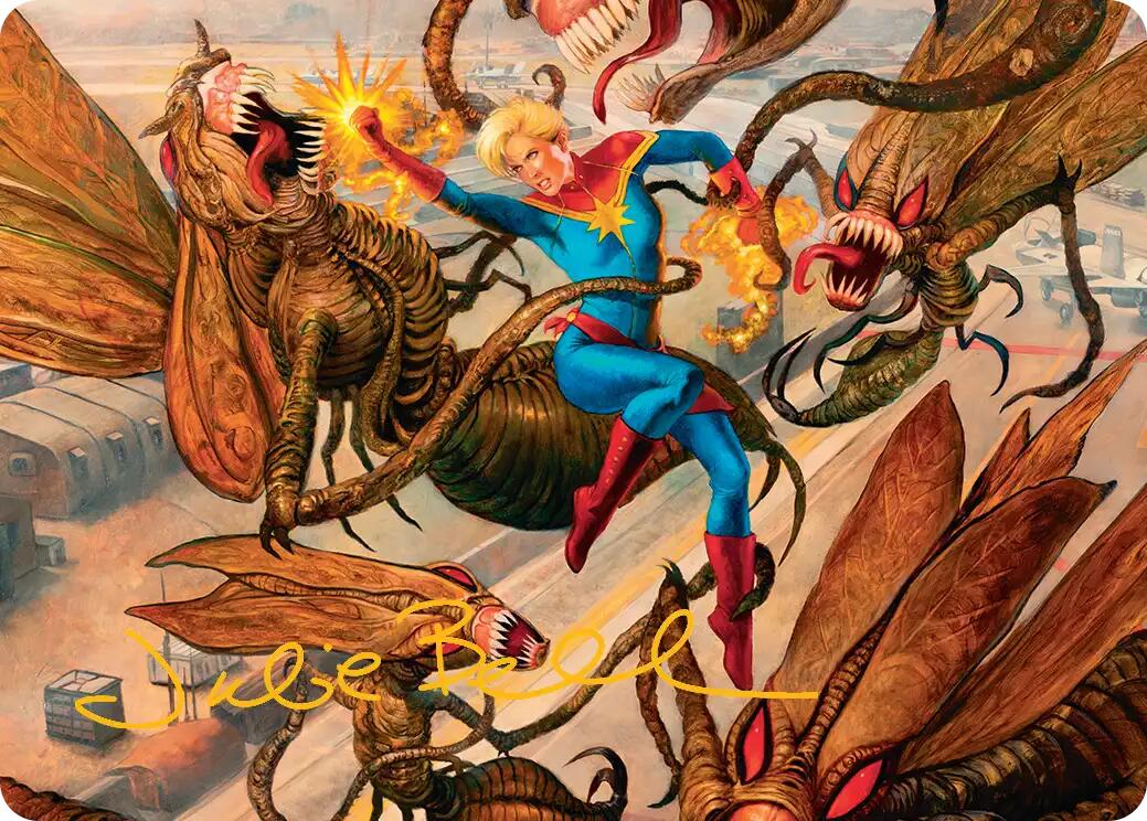 Captain Marvel, Apex Avenger Art Card (Gold-Stamped Signature) [Marvel Super Heroes Art Series] | Gear Gaming Bentonville