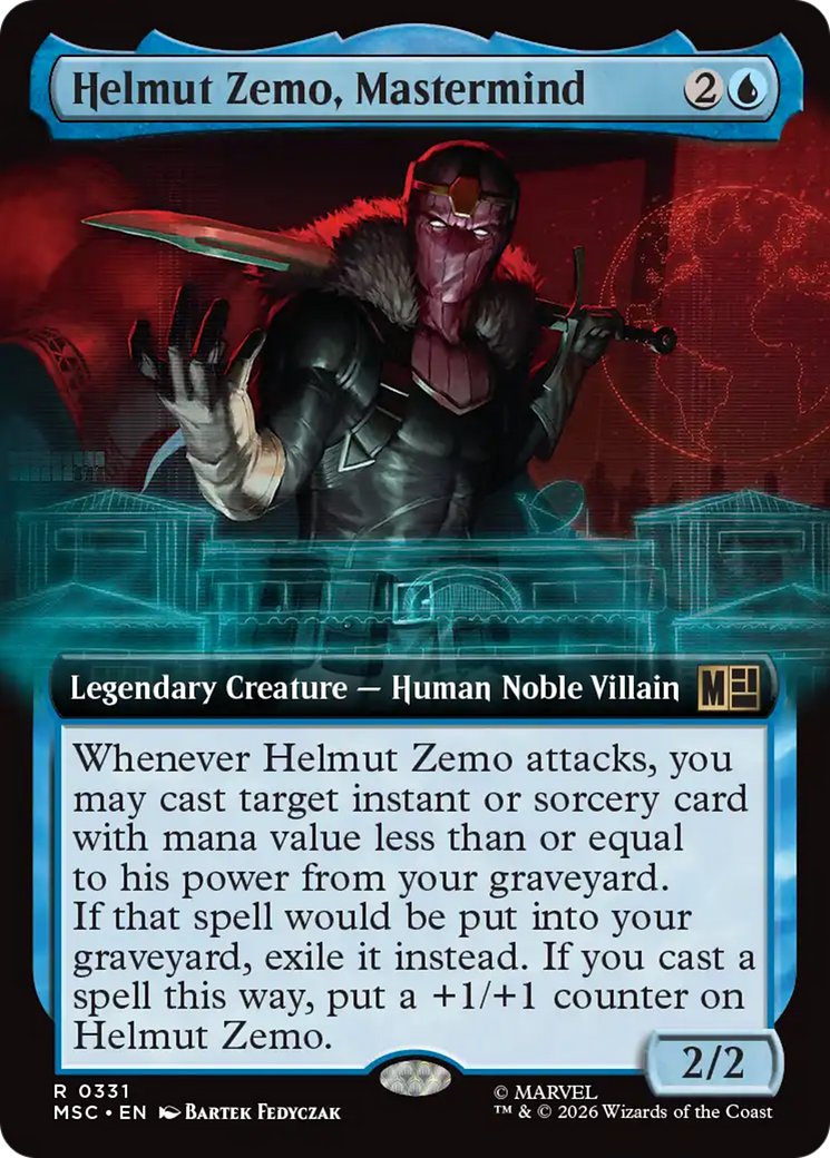 Helmut Zemo, Mastermind (Extended Art) [Marvel Super Heroes Commander] | Gear Gaming Bentonville