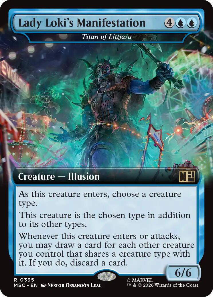 Lady Loki's Manifestation - Titan of Littjara (Extended Art) [Marvel Super Heroes Commander] | Gear Gaming Bentonville