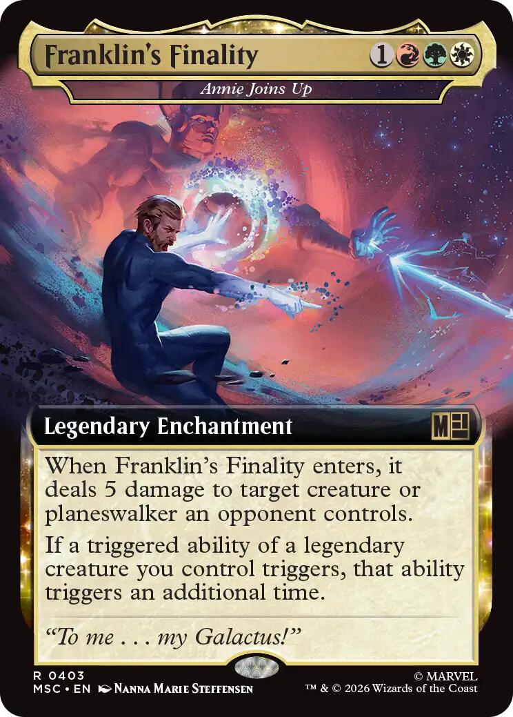 Franklin's Finality - Annie Joins Up (Extended Art) [Marvel Super Heroes Commander] | Gear Gaming Bentonville