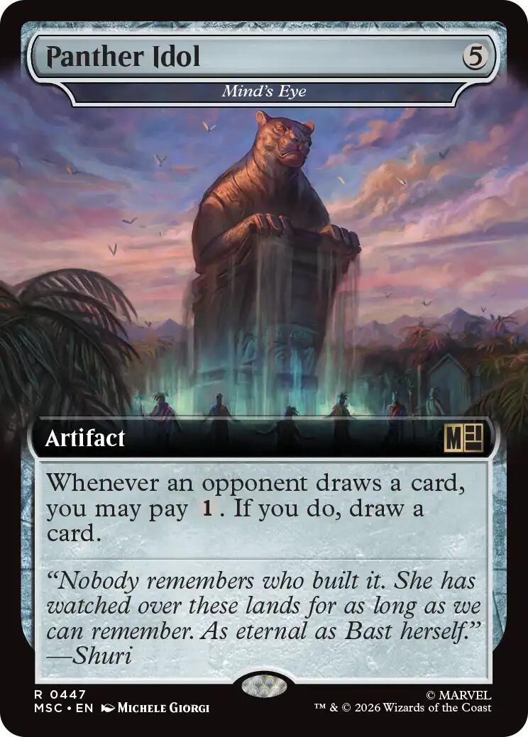Panther Idol - Mind's Eye (Extended Art) [Marvel Super Heroes Commander] | Gear Gaming Bentonville