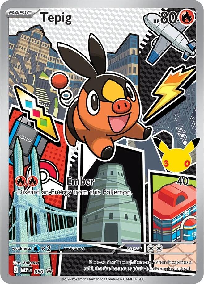 Tepig (050) [Mega Evolution Promo] | Gear Gaming Bentonville