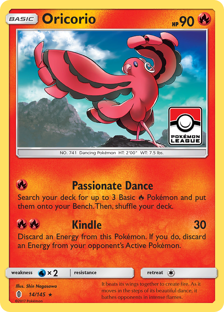 Oricorio (14/145) [Sun & Moon: Guardians Rising] | Gear Gaming Bentonville