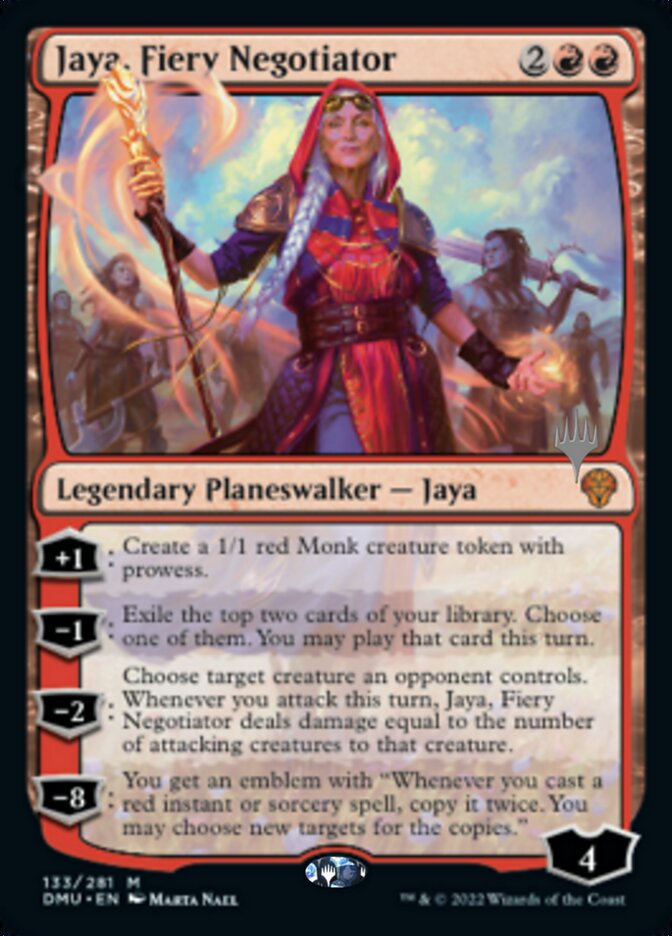 Jaya, Fiery Negotiator (Promo Pack) [Dominaria United Promos] | Gear Gaming Bentonville