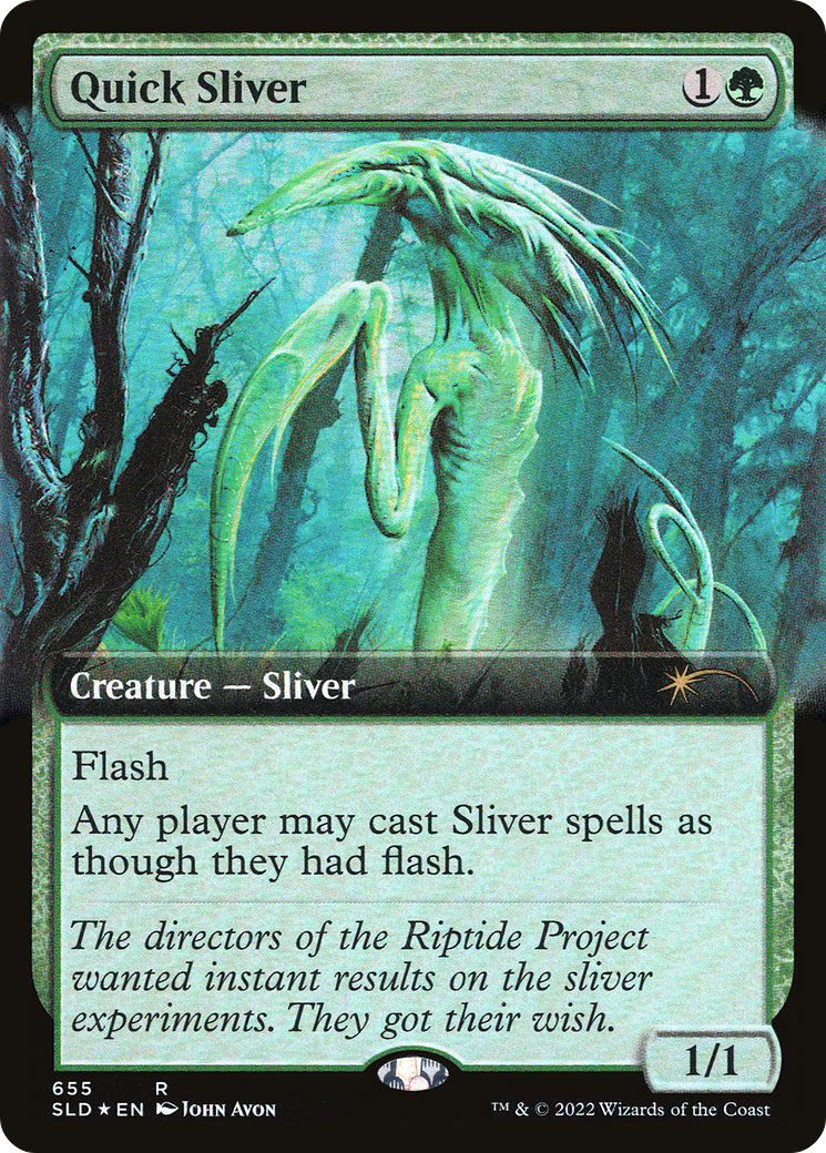 Quick Sliver (Extended Art) [Secret Lair Drop Promos] | Gear Gaming Bentonville