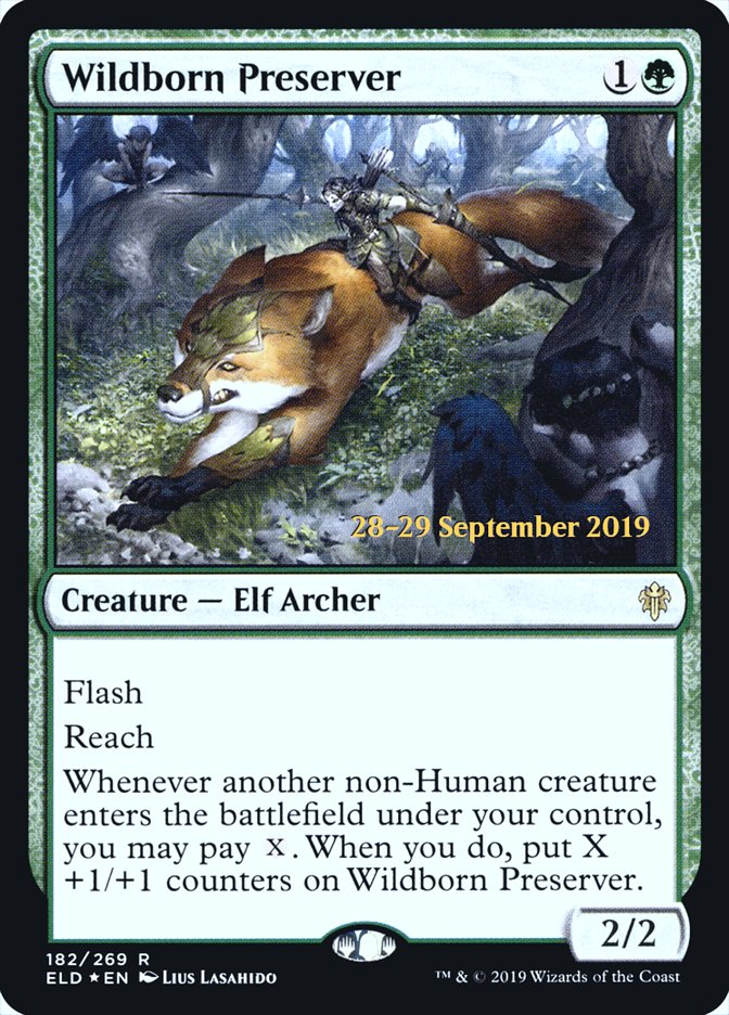 Wildborn Preserver [Throne of Eldraine Prerelease Promos] | Gear Gaming Bentonville