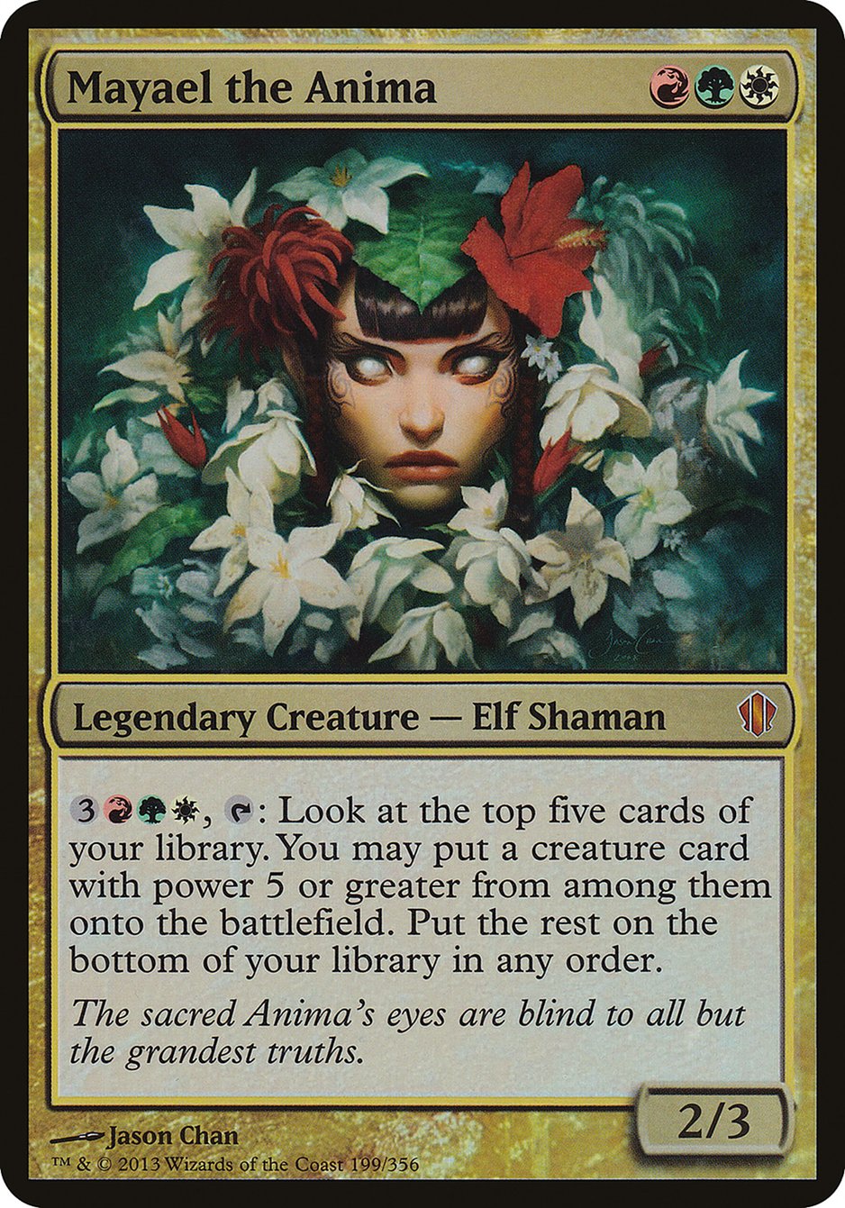 Mayael the Anima (Oversized) [Commander 2013 Oversized] | Gear Gaming Bentonville