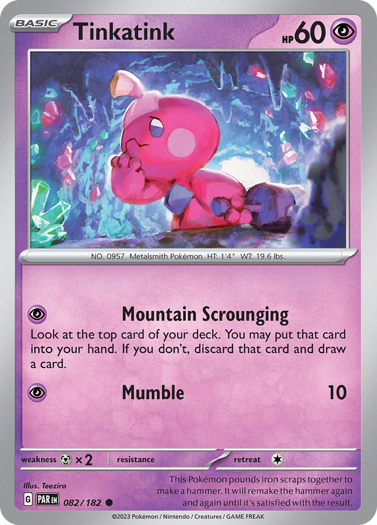 Tinkatink (082/182) [Scarlet & Violet: Paradox Rift] | Gear Gaming Bentonville