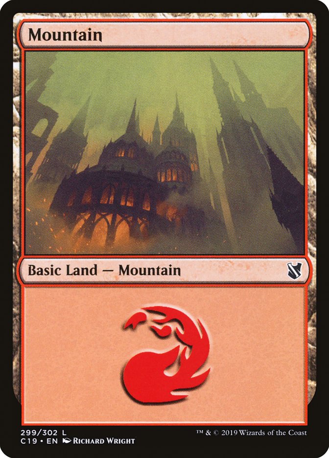 Mountain (299) [Commander 2019] | Gear Gaming Bentonville