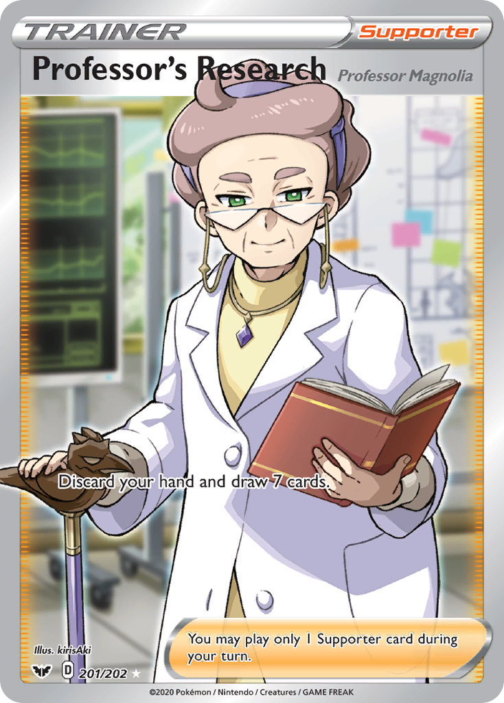 Professor's Research (201/202) (Professor Magnolia) [Sword & Shield: Base Set] | Gear Gaming Bentonville