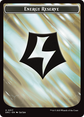 Energy Reserve // Energy Reserve Double-Sided Token [Aetherdrift Commander Tokens] | Gear Gaming Bentonville