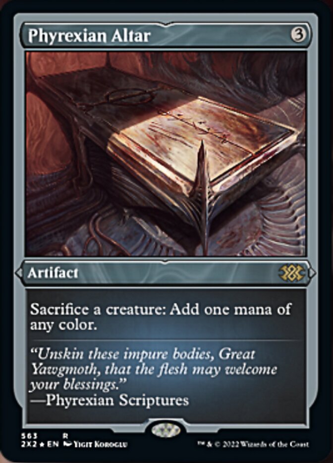 Phyrexian Altar (Foil Etched) [Double Masters 2022] | Gear Gaming Bentonville