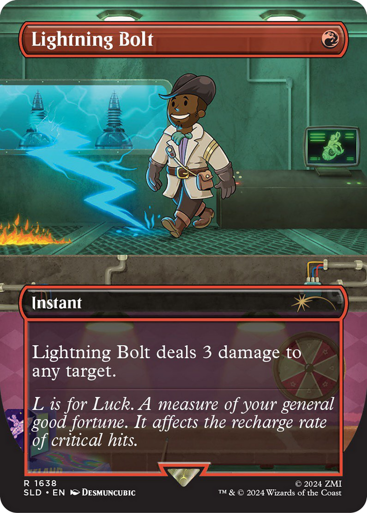 Lightning Bolt (1638) (Rainbow Foil) [Secret Lair Drop Series] | Gear Gaming Bentonville