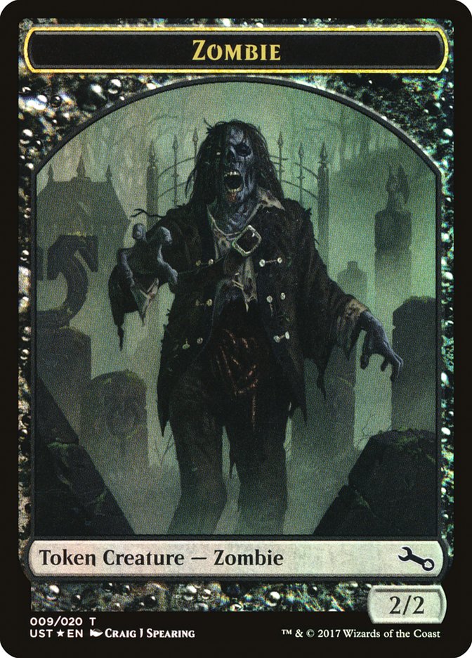 Zombie // Zombie Double-Sided Token [Unstable Tokens] | Gear Gaming Bentonville