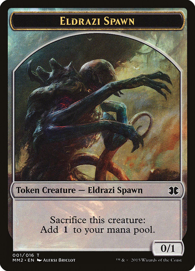 Eldrazi Spawn Token (001/016) [Modern Masters 2015 Tokens] | Gear Gaming Bentonville