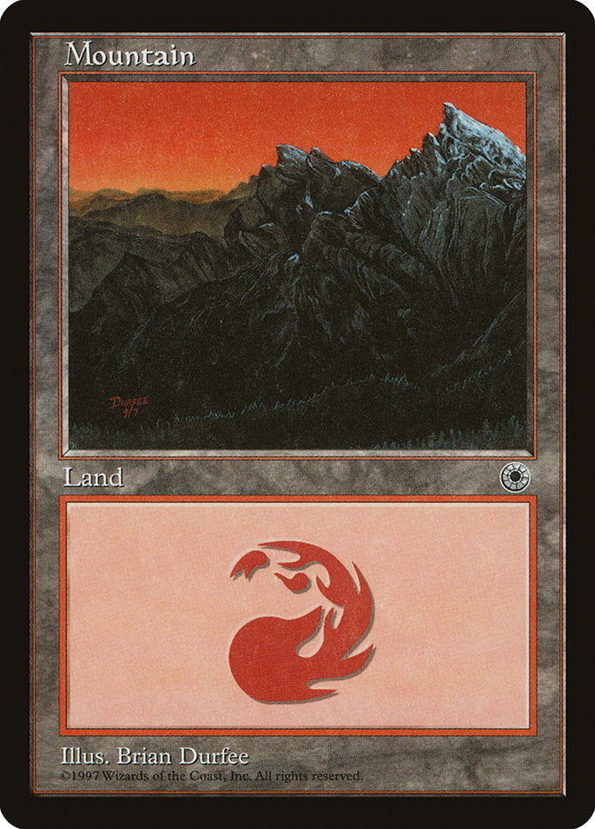 Mountain (9/7 Signature / No Peak on Left) [Portal] | Gear Gaming Bentonville