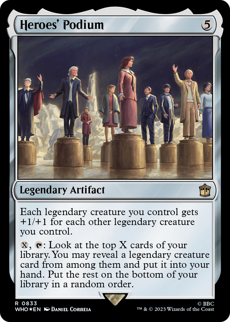 Heroes' Podium (Surge Foil) [Doctor Who] | Gear Gaming Bentonville