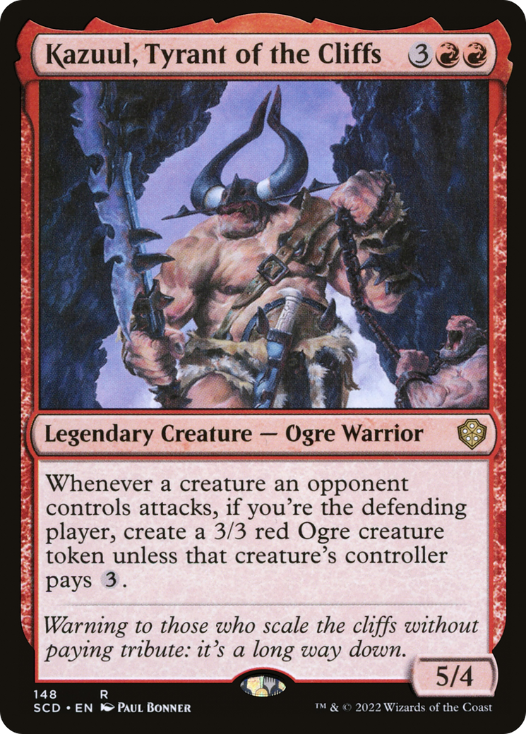 Kazuul, Tyrant of the Cliffs [Starter Commander Decks] | Gear Gaming Bentonville